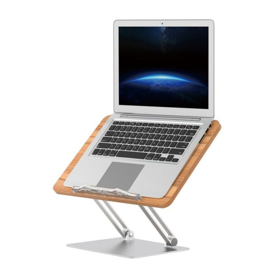 BG-4 Desktop Book Reading Bracket Aluminum Alloy +Wood Board Textbook Tablet Holder Stand by buy2fix