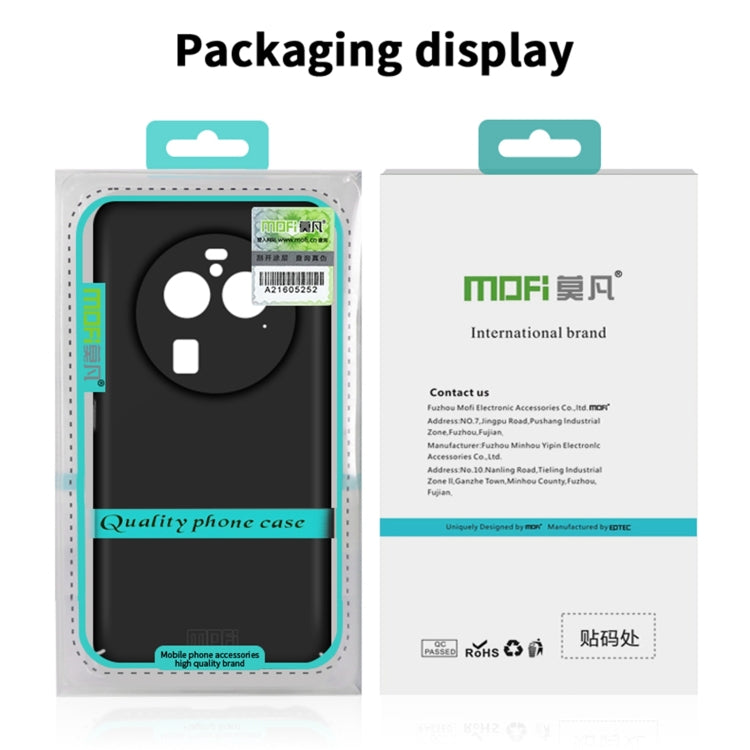 For OPPO Find X6 Pro MOFI Micro-Frosted PC Ultra-thin Hard Phone Case(Blue) by MOFI