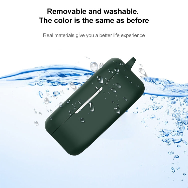 For OnePlus Buds V Silicone Earphone Protective Case(Blue) by buy2fix