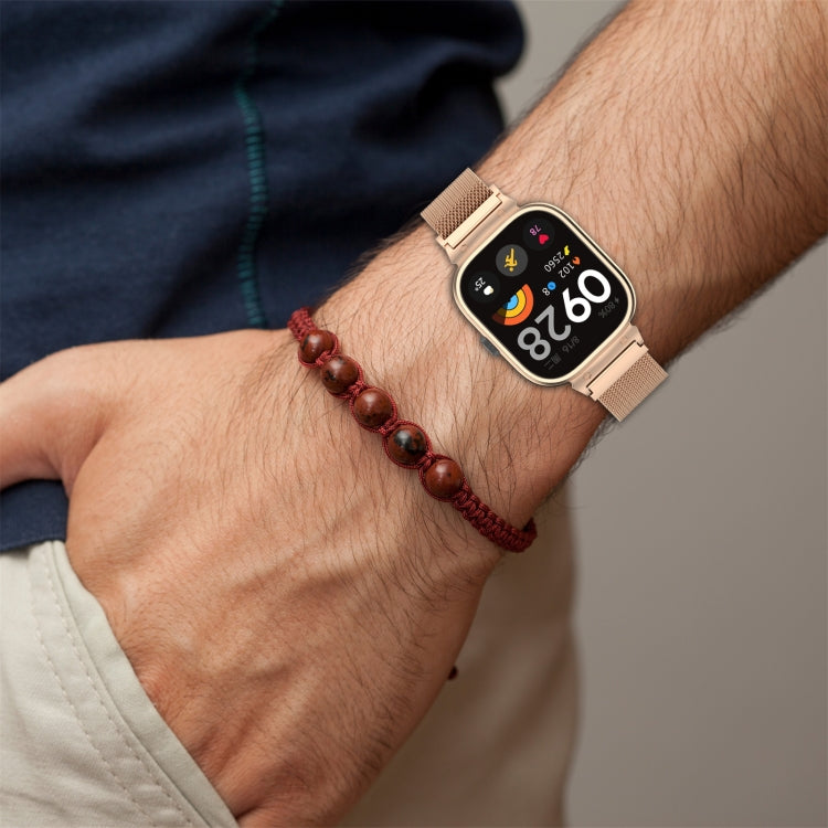 For CMF Watch Pro D395 Metal Frame + Milanese Integrated Magnetic Watch Band(Silver) by buy2fix