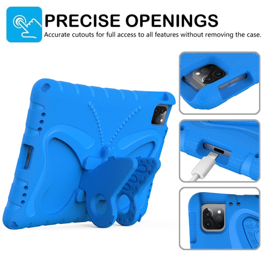 For iPad Pro 11 2025 / 2024 Butterfly Bracket EVA Shockproof Tablet Case(Blue) by buy2fix