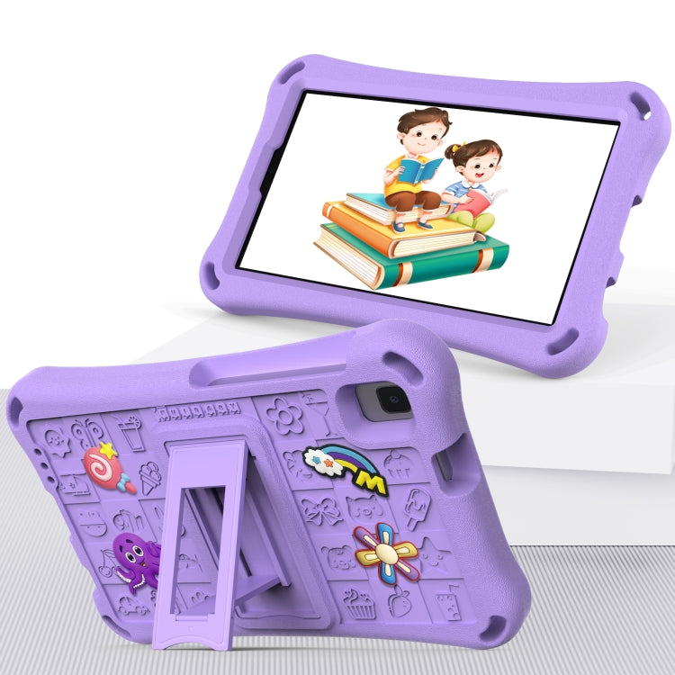 For Samsung Galaxy Tab A 8.0 2019 T290 Hi Baby EVA Full Body Tablet Case with Strap(Light Purple) - Other Galaxy Tab PC by buy2fix | Online Shopping UK | buy2fix