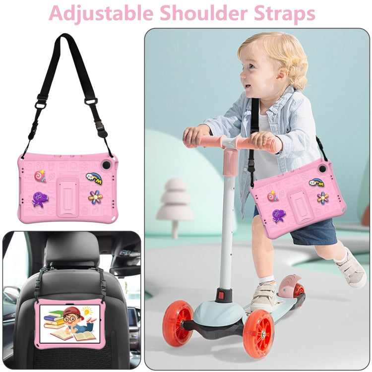 For Samsung Galaxy Tab A9+ 11.0 X210 Hi Baby EVA Full Body Tablet Case with Strap(Pink) - Galaxy Tab A9+ by buy2fix | Online Shopping UK | buy2fix