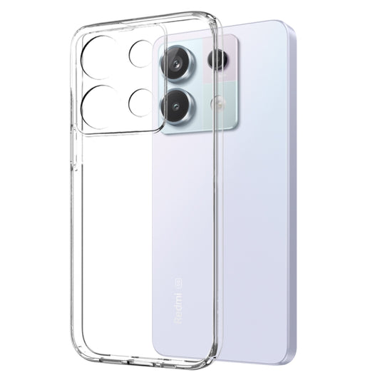 For Xiaomi Redmi Note 13 Pro 5G NORTHJO Transparent TPU Phone Case with Tempered Glass Film(Transparent) - Xiaomi Cases by NORTHJO | Online Shopping UK | buy2fix