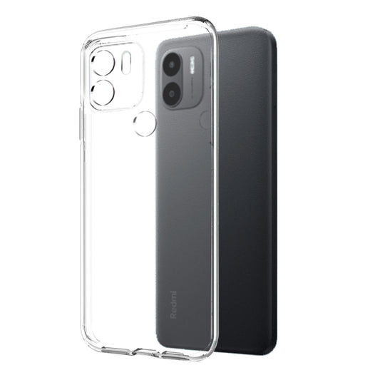 For Xiaomi Redmi A1 4G / A2 4G NORTHJO Transparent TPU Phone Case with Tempered Glass Film(Transparent) - Xiaomi Cases by NORTHJO | Online Shopping UK | buy2fix