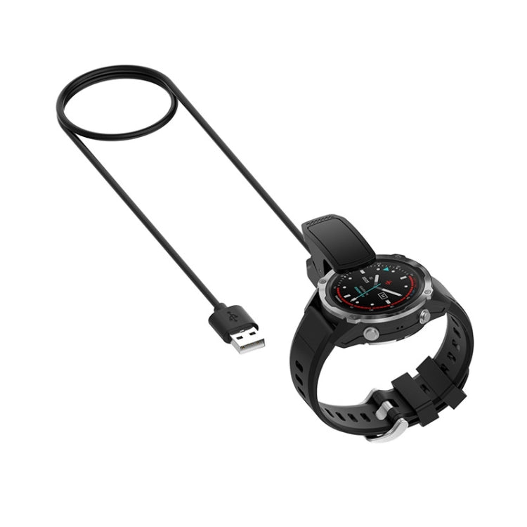 For Garmin Descent G1 Solar letel Smart Watch USB Charging Cable With Data Function(Black) by buy2fix
