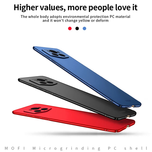 For Honor Magic6 RSR MOFI Frosted PC Ultra-thin Hard Phone Case(Blue) by MOFI
