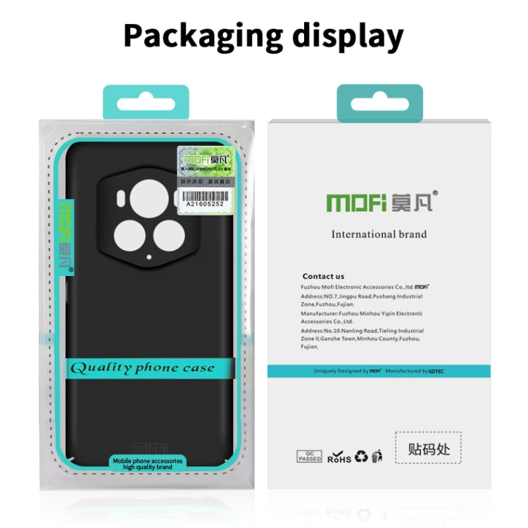 For Honor 100 Pro MOFI Frosted PC Ultra-thin Hard Phone Case(Blue) by MOFI