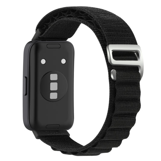 For Huawei Band 8 / 9 Loop Nylon Watch Band(Black) by buy2fix
