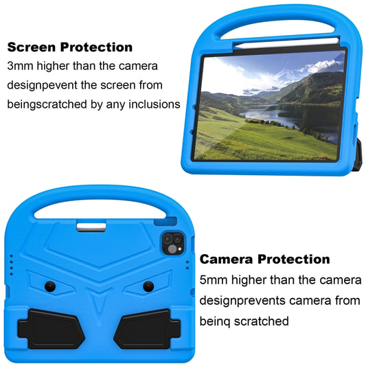 For iPad Air 11 2025 / 2024 Sparrow Style Shockproof Kickstand EVA Tablet Case(Blue) by buy2fix