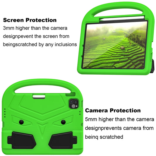 For iPad Pro 11 2025 / 2024 Sparrow Style Shockproof Kickstand EVA Tablet Case(Green) by buy2fix