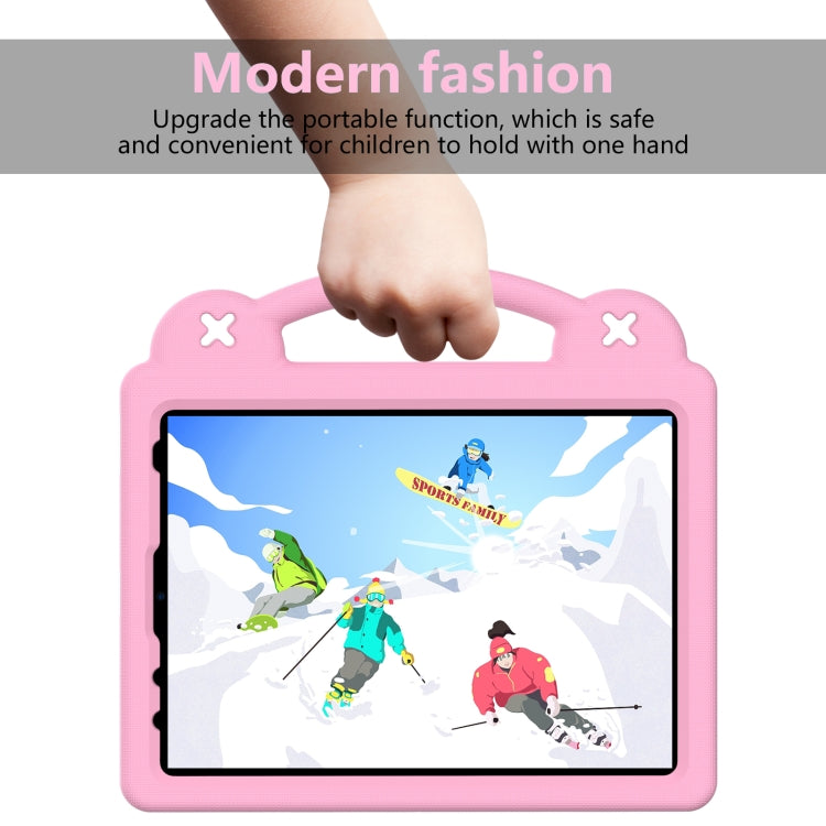 For iPad Air 11 2025 / 2024 Handle Kickstand Children EVA Shockproof Tablet Case(Pink) by buy2fix