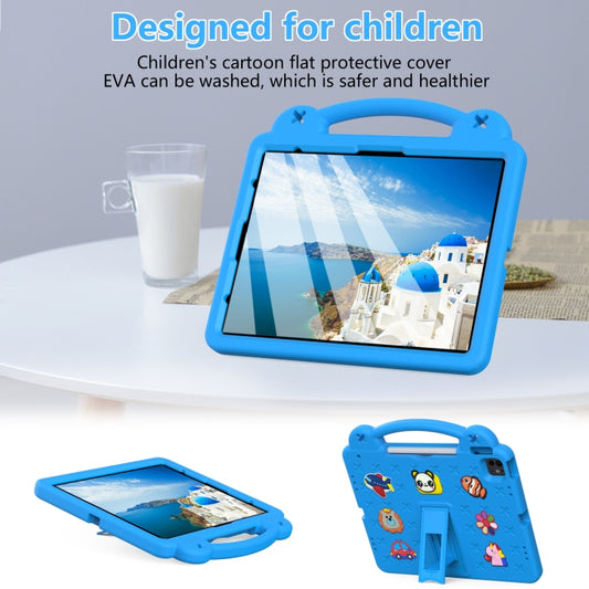 For iPad Pro 13 2025 / 2024 Handle Kickstand Children EVA Shockproof Tablet Case(Sky Blue) by buy2fix