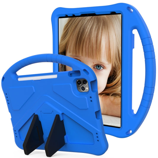 For iPad Air 11 2025 / 2024 EVA Shockproof Tablet Case with Holder(Blue) by buy2fix