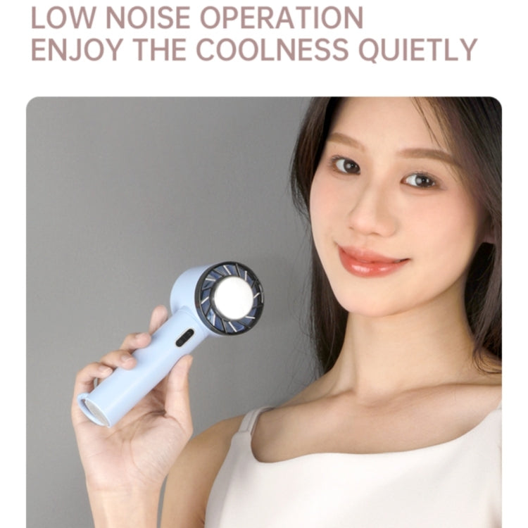 WX-625 Cold Compress Function Portable Mini Summer Fan Handheld Cooling Fan(Baby Blue) by buy2fix