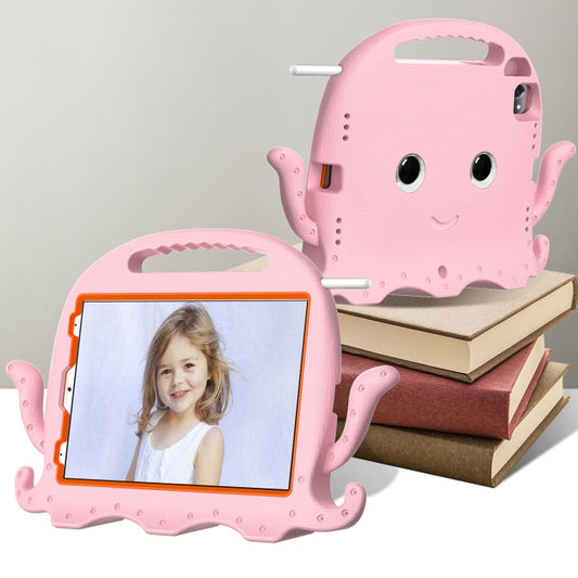 For iPad Air 11 2025 / 2024 Octopus Style EVA Hybrid PC Shockproof Tablet Case with Strap(Pink) by buy2fix
