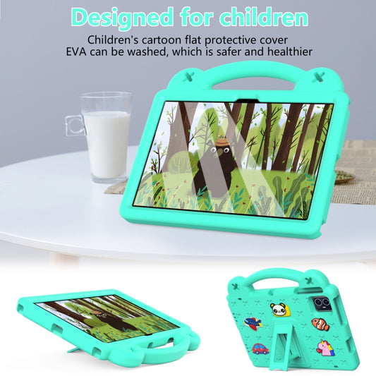 For Blackview Tab 80 10.1 2023 Handle Kickstand Children EVA Shockproof Tablet Case(Mint Green) by buy2fix