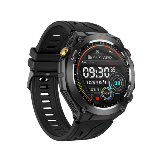 KC82 1.45 inch Color Screen Smart Watch, Support Bluetooth Call / Health Monitoring(Black) by buy2fix