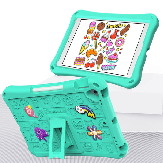 For iPad 10.2 2019 / 2020 / 2021 Hi Baby EVA Full Body Tablet Case with Strap(Mint Green) - iPad 10.2 Cases by buy2fix | Online Shopping UK | buy2fix