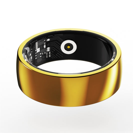 R09M SIZE 18 Smart Ring, Support Health Monitoring / Care For Families(Gold) by buy2fix