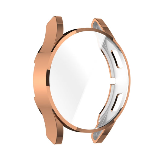 For Samsung Galaxy Watch FE 40mm Full Coverage TPU Electroplated Watch Protective Case(Rose Gold) by buy2fix