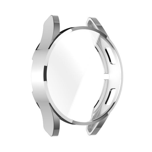 For Samsung Galaxy Watch FE 40mm Full Coverage TPU Electroplated Watch Protective Case(Sliver) by buy2fix