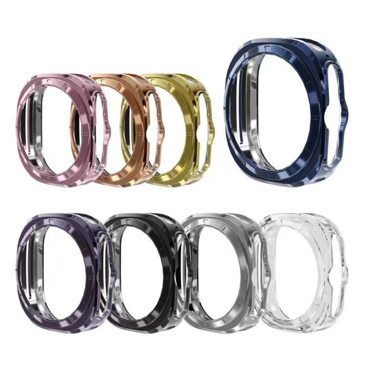 For Samsung Galaxy Watch Ultra 47mm / Ultra 2025 Full Coverage TPU Electroplated Watch Protective Case(Silver) by buy2fix