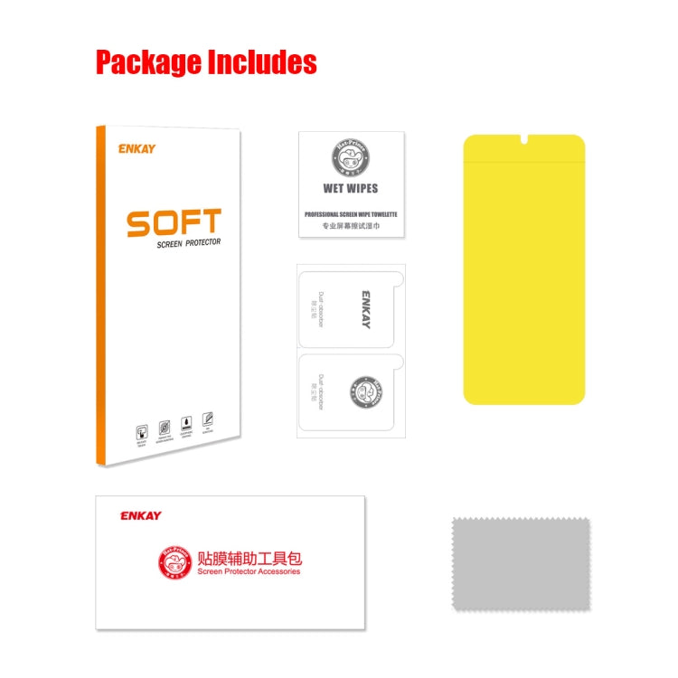 For Motorola Moto G Power 2024 ENKAY Full Full Glue Coverage Soft Explosion-proof Hydrogel Film by ENKAY