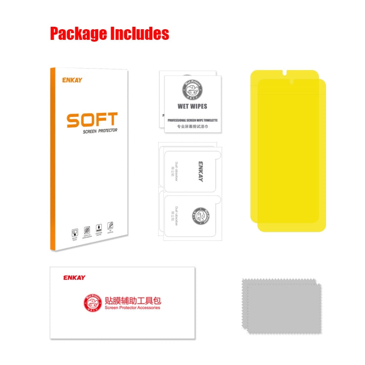 For vivo iQOO 10 5G / 11 5G / 11s 5G 2pcs ENKAY Hat-Prince Full Glue Coverage Soft Explosion-proof Hydrogel Film - Others by ENKAY | Online Shopping UK | buy2fix