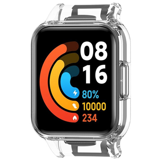 For Redmi Watch 3 Half Pack PC Watch Protective Case(Transparent) by buy2fix