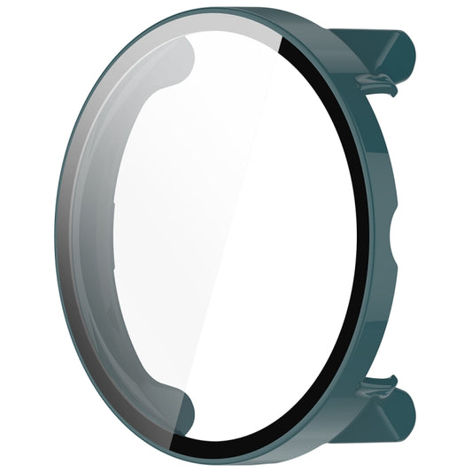 For Suunto Race PC + Tempered Glass Film Integrated Watch Protective Case(Pine Green) by buy2fix