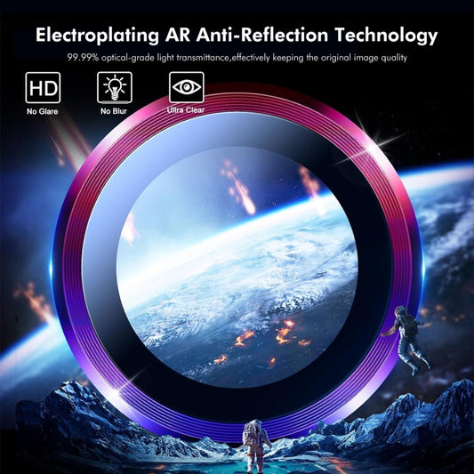 For iPhone 16 Pro / 16 Pro Max ENKAY Hat-Prince AR 9H Rear Lens Aluminium Alloy Tempered Glass Film(Grey) by ENKAY