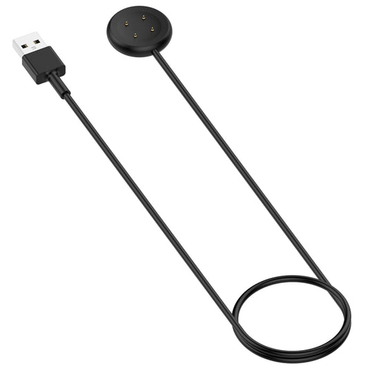 For Fitbit Ace LTE USB-A Interface Smart Watch Magnetic Charging Cable(Black) by buy2fix