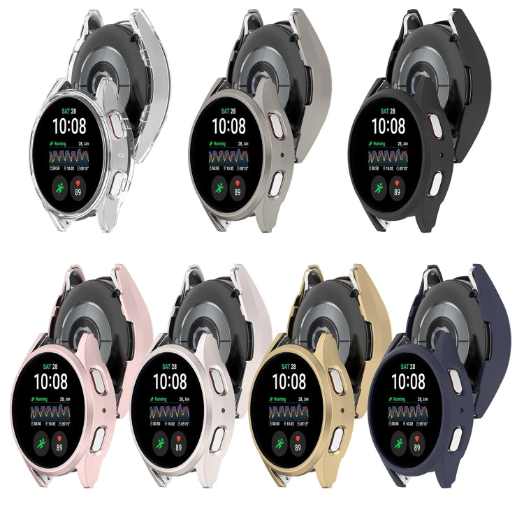 For Sansung Galaxy Watch 7 40mm Half Pack Hollow PC Watch Protective Case(Champaign Gold) by buy2fix
