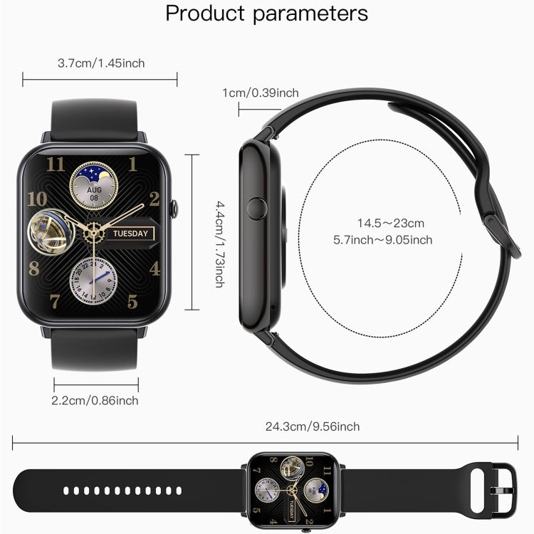 Q19 Max 2.1 inch HD Screen Waterproof Sports Business Smart Watch(Purple) by buy2fix