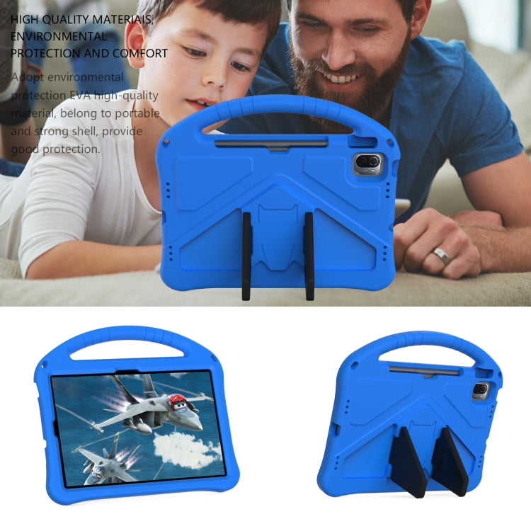 For Huawei Matepad SE 11 2024 EVA Shockproof Tablet Case with Holder(Blue) by buy2fix