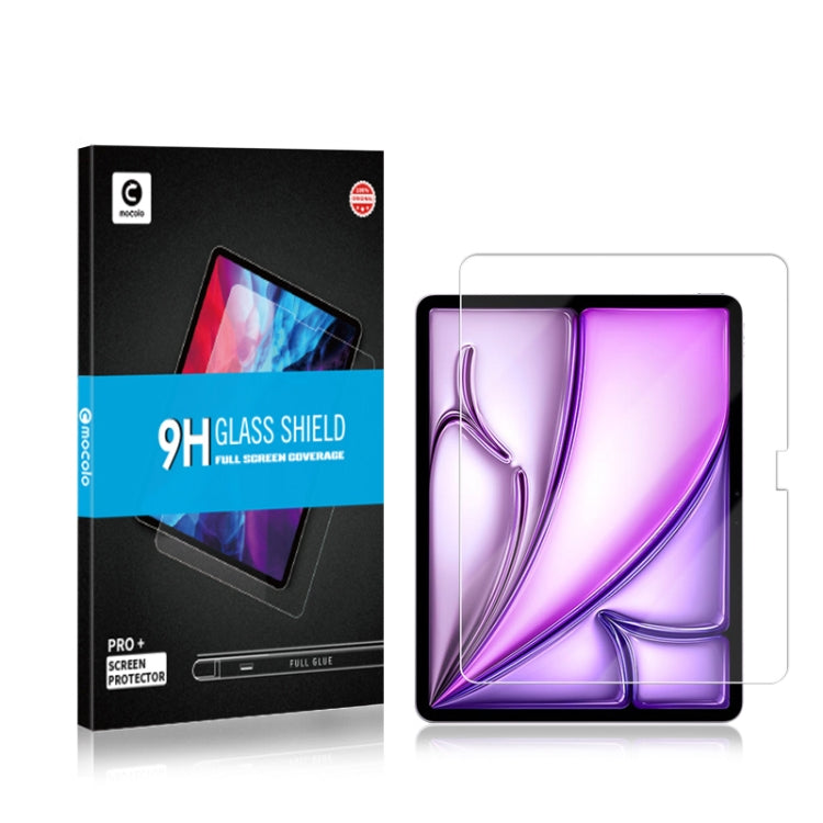 For iPad Air 13 / Pro 13 2025 / 2024 mocolo 2.5D Full Cover Tempered Glass Film by mocolo
