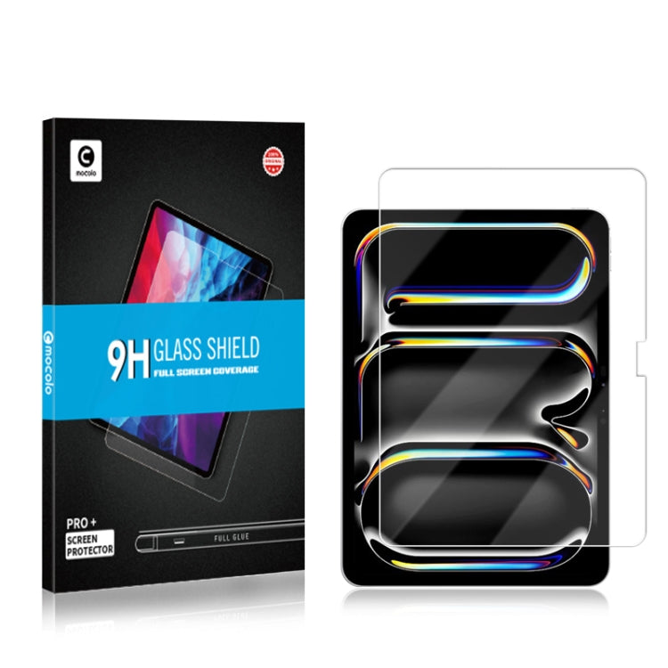 For iPad Pro 11 2025 / 2024 mocolo 2.5D Full Cover Tempered Glass Film by mocolo