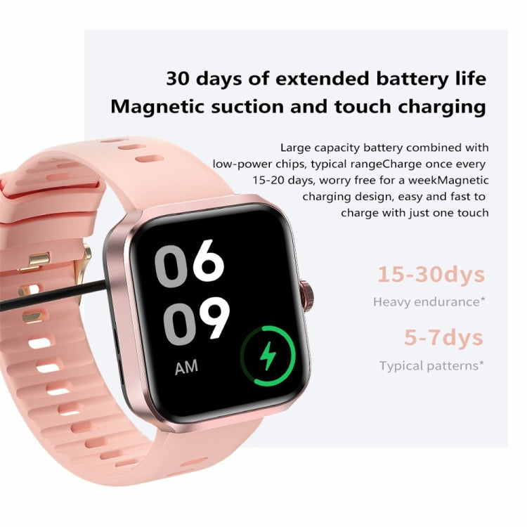 NX22 1.78 inch Color Screen Smart Watch, Support Bluetooth Call / Health Monitoring(Black) by buy2fix