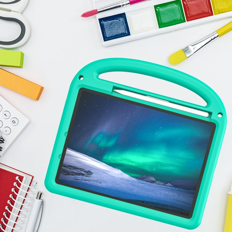 For iPad Pro 11 2025 / 2024 Cartoon Sparrow EVA Shockproof Tablet Case(Glacier Green) by buy2fix