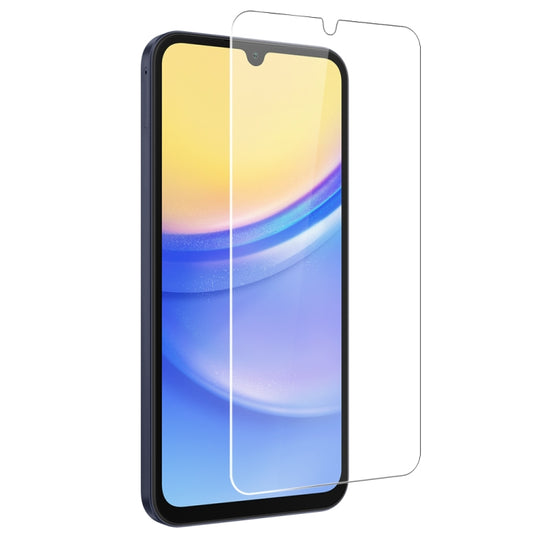 For Samsung Galaxy A15 4G / 5G NORTHJO 3 in 1 TPU Phone Case with Screen Protector and Lens Film(Transparent) - Galaxy Phone Cases by NORTHJO | Online Shopping UK | buy2fix