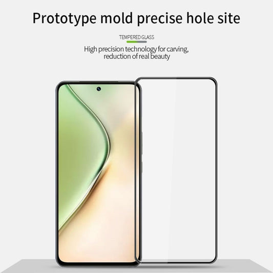 For vivo Y200 PINWUYO 9H 3D Curved Full Screen Explosion-proof Tempered Glass Film(Black) by PINWUYO