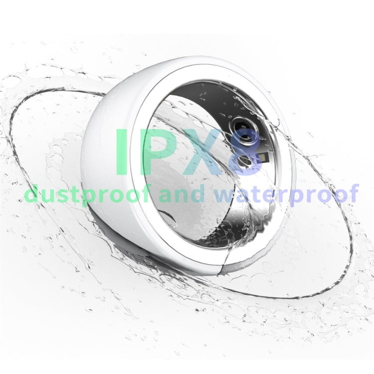 R8 SIZE 18 Smart Ring, Support Heart Rate / Blood Oxygen / Sleep / Multiple Sports Modes(White) by buy2fix