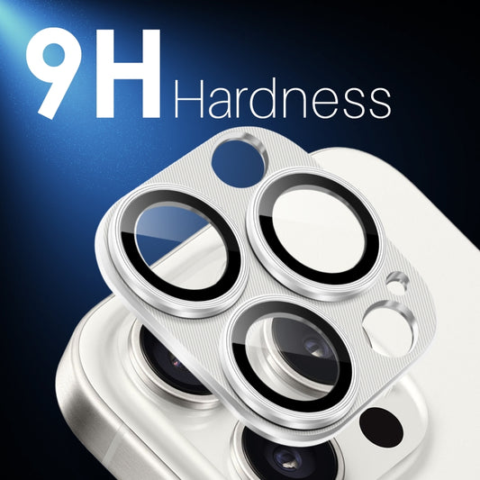 For iPhone 16 Pro / 16 Pro Max NORTHJO CD Vein Camera Lens Protector Tempered Glass Rear Lens Film(Silver) by NORTHJO