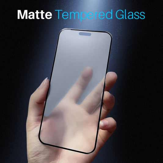 For iPhone 16 Pro NORTHJO Matte Silkscreen Anti-Fingerprint Tempered Glass Film by NORTHJO