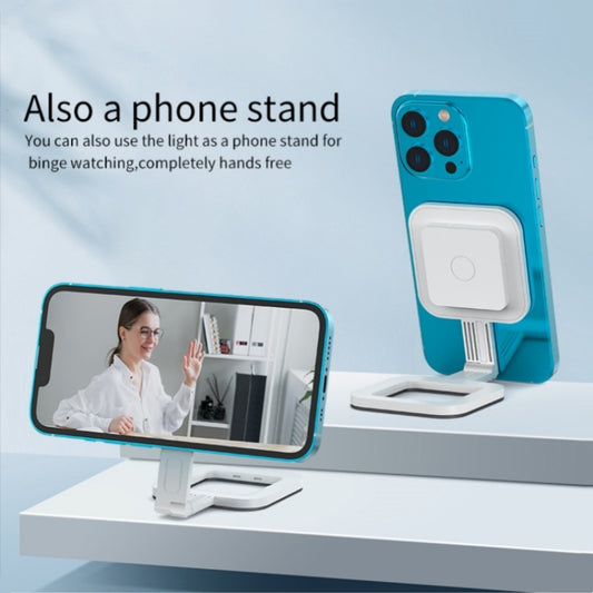 V18 Portable Skin Beauty Live Streaming LED Fill Light Magnetic Phone Selfie Lamp(Black) by buy2fix