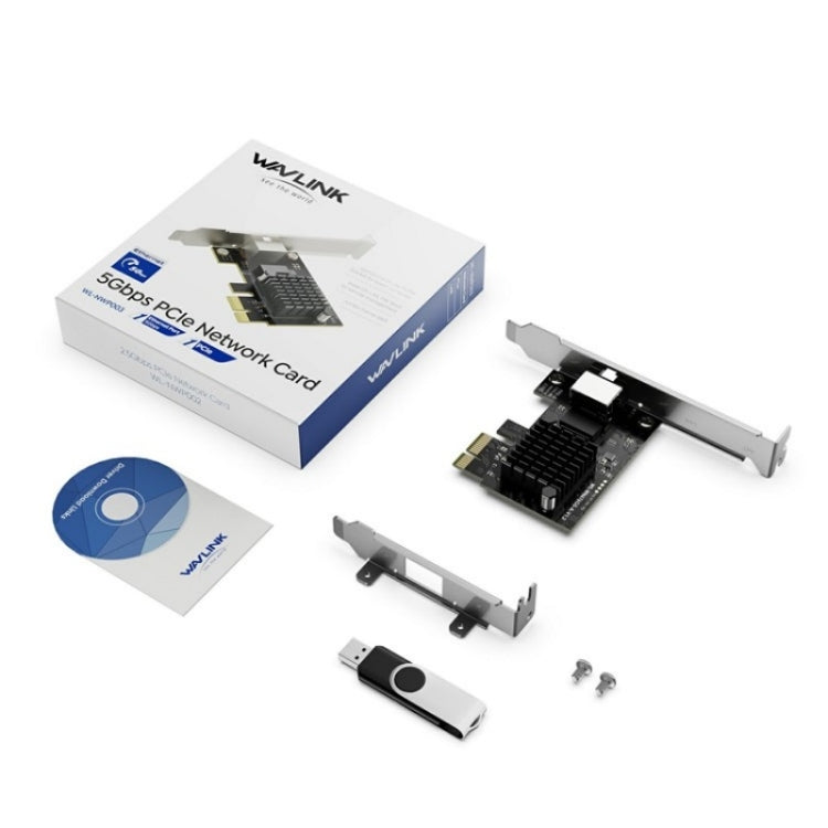 WAVLINK NWP003 5Gbps RTL8126 Chip RJ45 Ethernet Adapter Pcie Network Card by WAVLINK