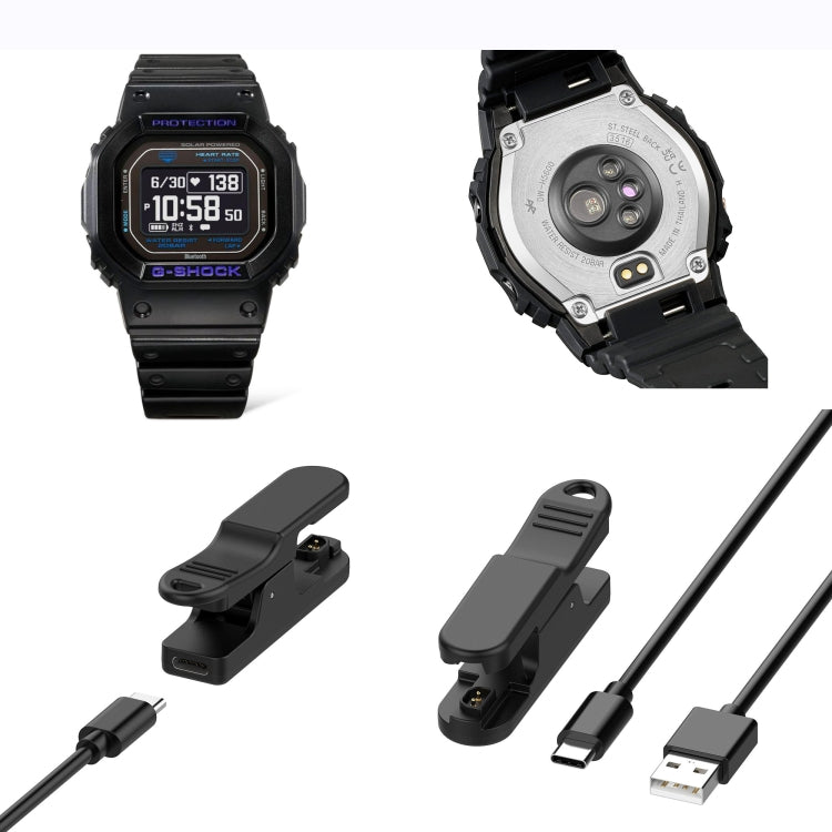 For Casio Watch G-SHOCK DW-H5600 USB Interface Smart Watch Charging Cable Charging Clip - Charger by buy2fix | Online Shopping UK | buy2fix