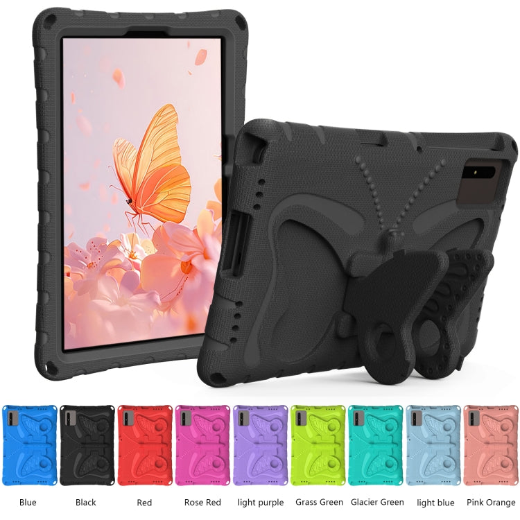 For Lenovo Tab M11 / Xiaoxin Pad 11 2024 Butterfly Bracket EVA Shockproof Tablet Case(Black) by buy2fix