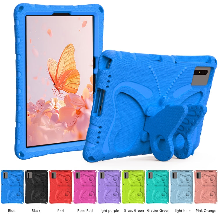 For Lenovo Tab M11 / Xiaoxin Pad 11 2024 Butterfly Bracket EVA Shockproof Tablet Case(Blue) by buy2fix